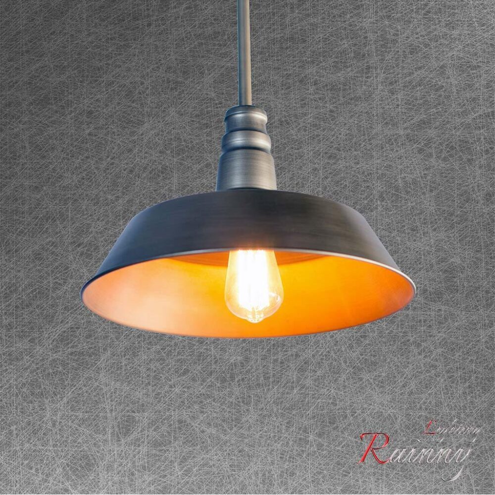 LO IL Plate Bronze (9998) Industrial Loft Lamp