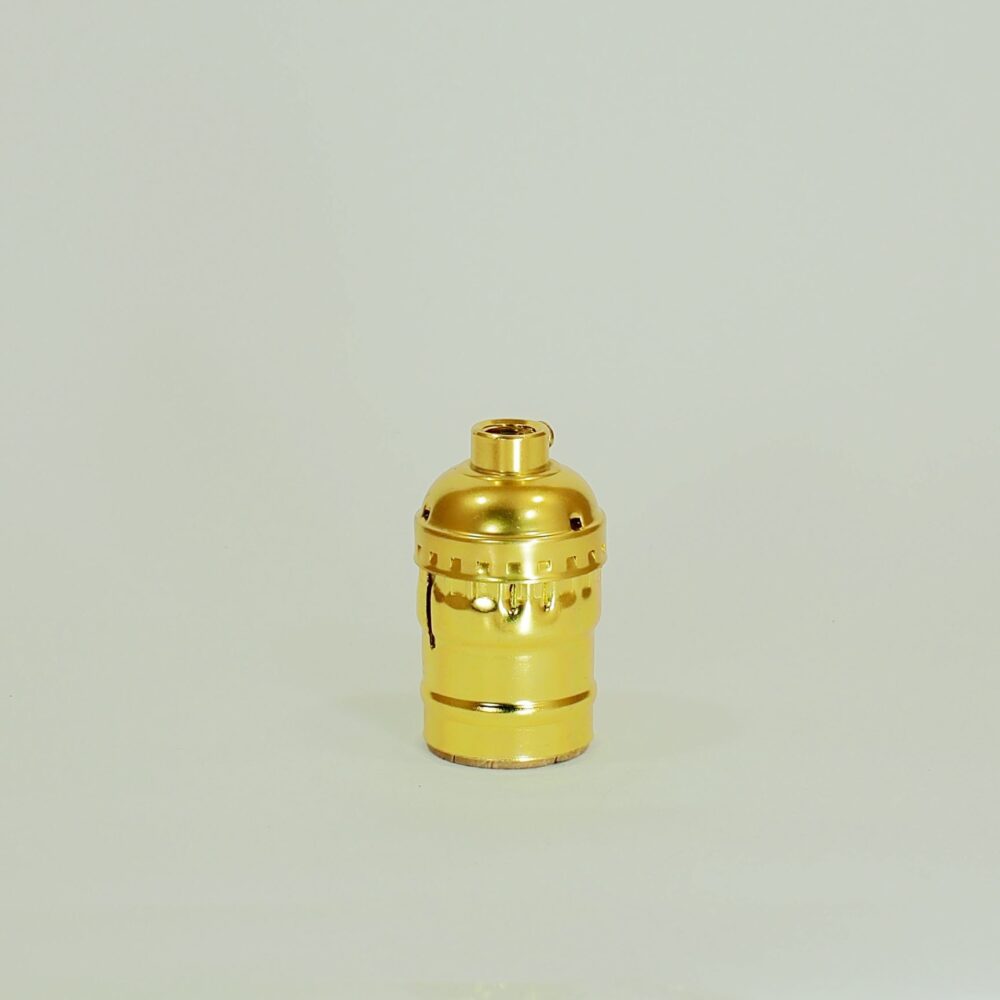 Z.Bulb Holder-Alu Gold