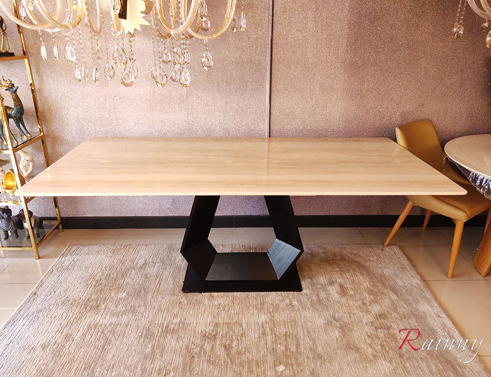 8.MS 101 โต๊ะอาหารหินอ่อน