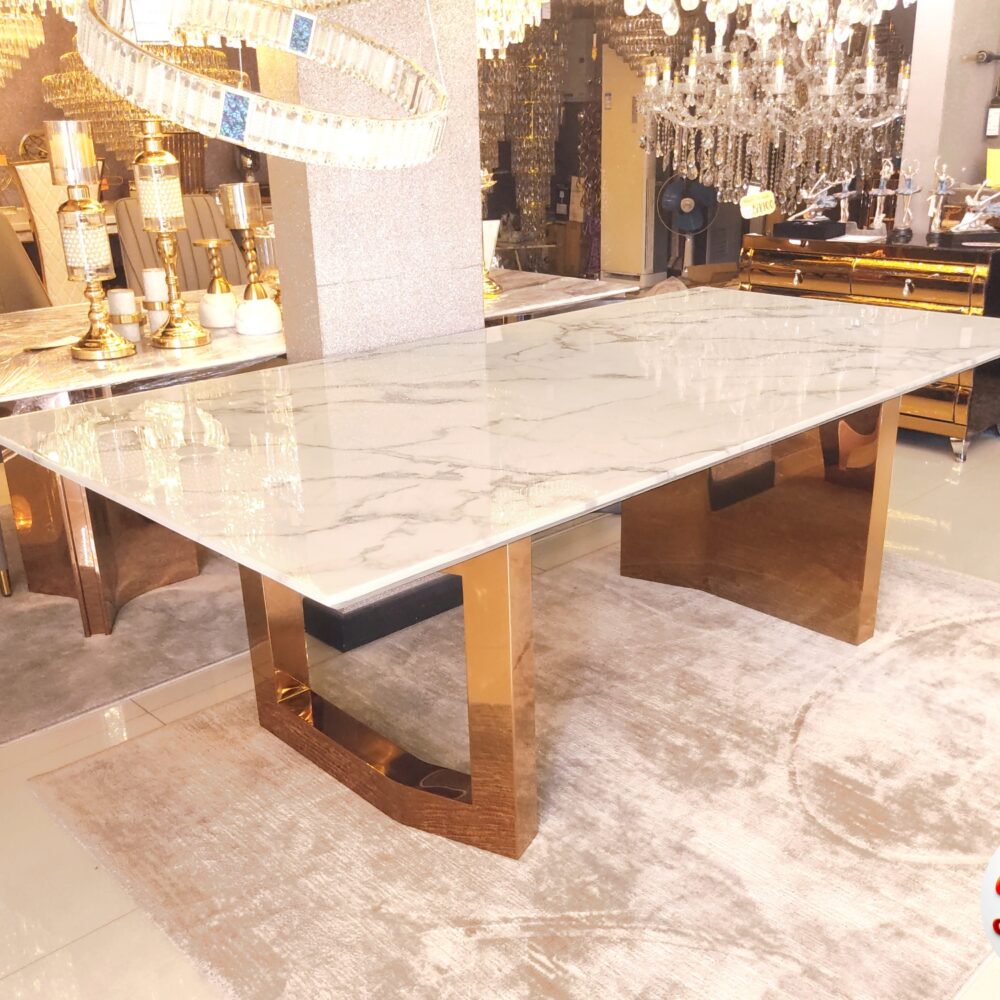 8.MS 0911 โต๊ะอาหารหินอ่อน