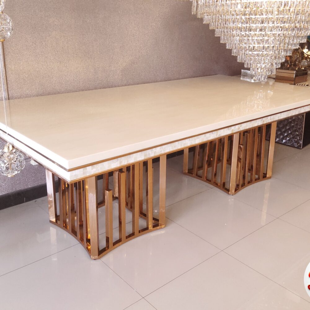 8.MS 1447-240 โต๊ะอาหารหินอ่อน