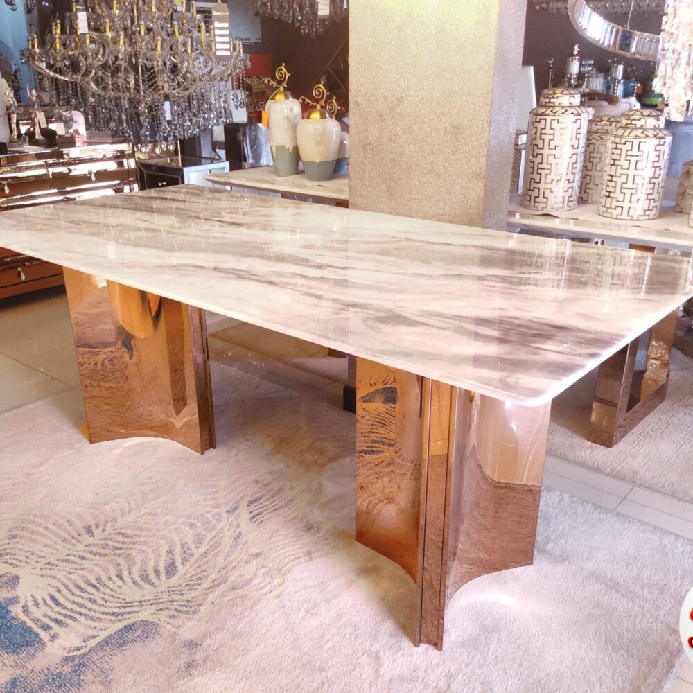 8.MS 2309-2.4 โต๊ะอาหารหินอ่อน