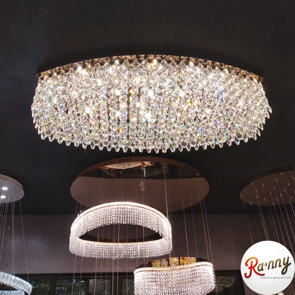 0.ML 86006-120Rosegold Modern Luxury Lamp