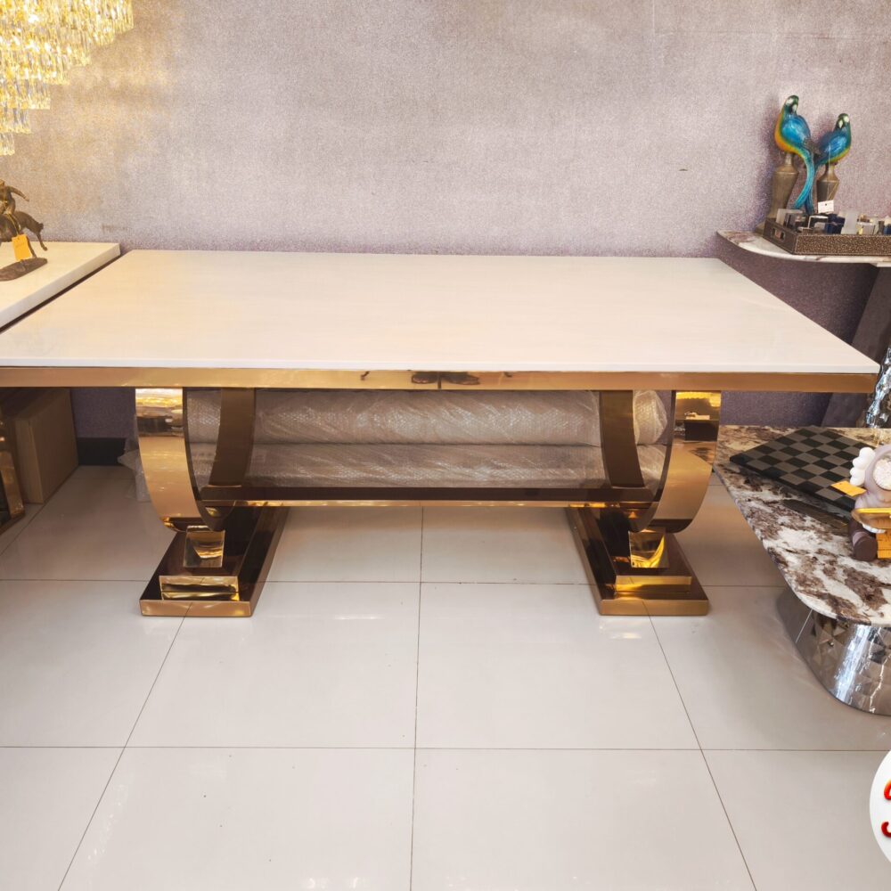 8.MS 1630-180 โต๊ะอาหารหินอ่อน