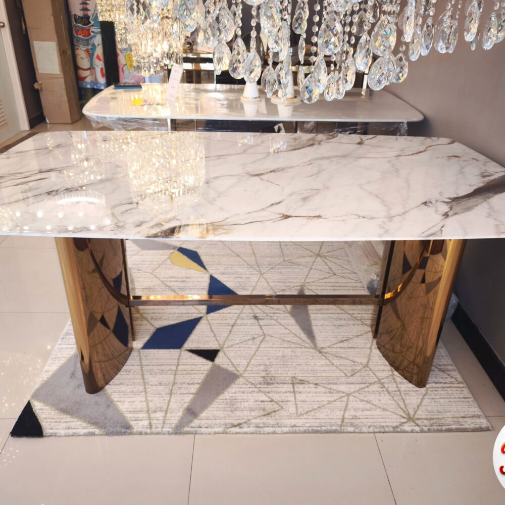 8.MS 2009-180 โต๊ะอาหารหินอ่อน