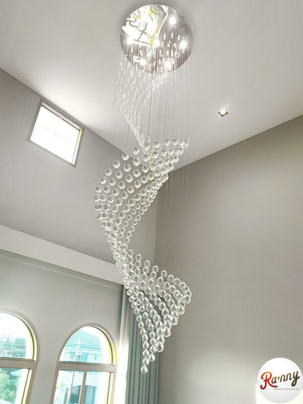 3.CS 9105-7 Crystal Sling Lamp - Image 3