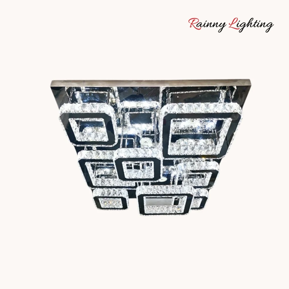 โคมไฟคริสตัล ติดเพดาน สไตล์โมเดิร์น ลักชัวรี่ ดีไซน์พรีเมียม [008-95]