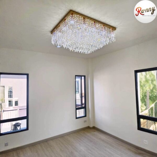 โคมไฟคริสตัล ติดเพดาน สไตล์โมเดิร์น ลักชัวรี่ ดีไซน์พรีเมียม [86048-95] - Image 9