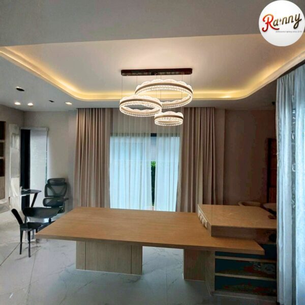 โคมไฟแขวนเพดาน สไตล์โมเดิร์น ลักชัวรี่ ดีไซน์พรีเมียม [062-468] - Image 5