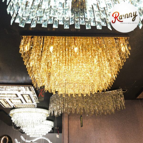 โคมไฟคริสตัล ติดเพดาน สไตล์โมเดิร์น ลักชัวรี่ ดีไซน์พรีเมียม [86048-95] - Image 2