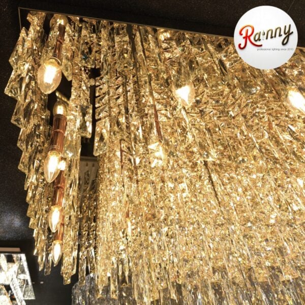โคมไฟคริสตัล ติดเพดาน สไตล์โมเดิร์น ลักชัวรี่ ดีไซน์พรีเมียม [86048-95] - Image 5