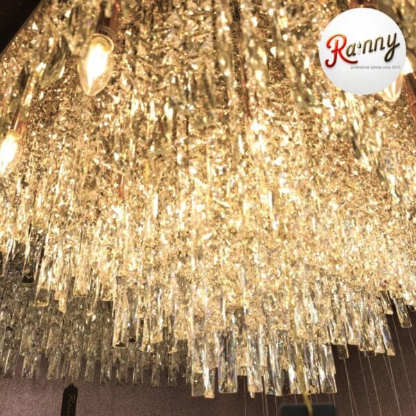 โคมไฟคริสตัล ติดเพดาน สไตล์โมเดิร์น ลักชัวรี่ ดีไซน์พรีเมียม [86048-95] - Image 3