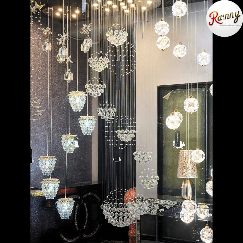 3.CS 3066-80 Crystal Sling Lamp