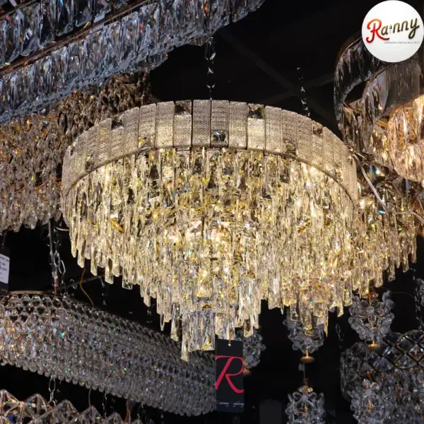 โคมไฟคริสตัล แชนเดอเลียร์ ดีไซน์หรูหรา สไตล์คลาสสิก [93028-600]