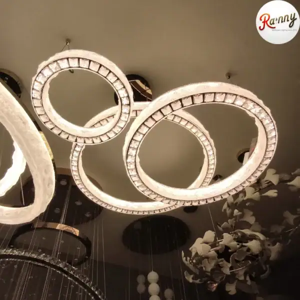 โคมไฟคริสตัล แขวนเพดาน สไตล์โมเดิร์น ลักชัวรี่ ดีไซน์พรีเมียม [622-3D] - Image 3