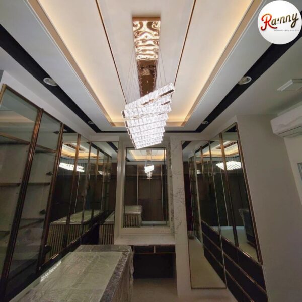 โคมไฟคริสตัล แขวนเพดาน สไตล์โมเดิร์น ลักชัวรี่ ดีไซน์พรีเมียม [2332-120] - Image 10