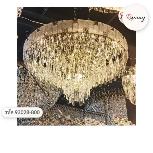 โคมไฟคริสตัล แชนเดอเลียร์ ดีไซน์หรูหรา สไตล์คลาสสิก [93028-800] - Image 2